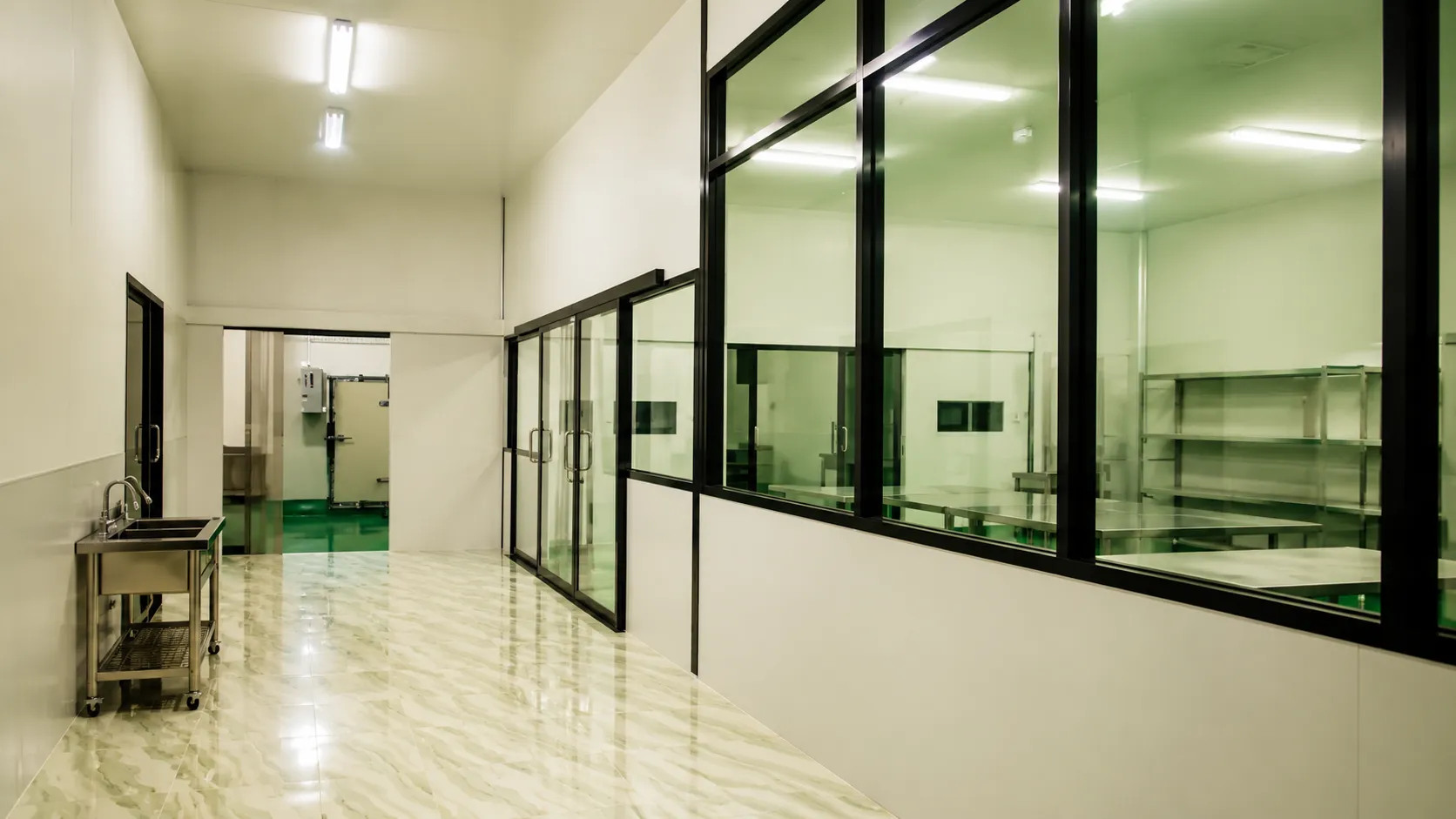 Factory processing room